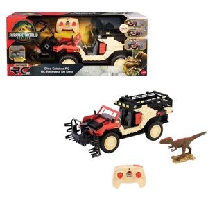 Jurassic World Rebirth Matchbox Dino Catcher RC R/C Vehicle JEEP - Mattel